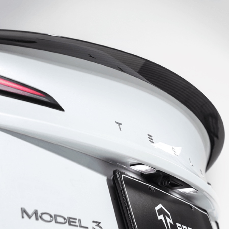 Real Carbon Fiber Performance Spoiler for Tesla Model 3 Highland